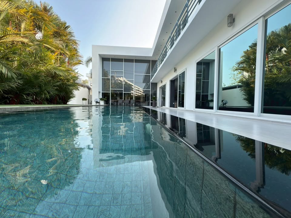Pool and villa