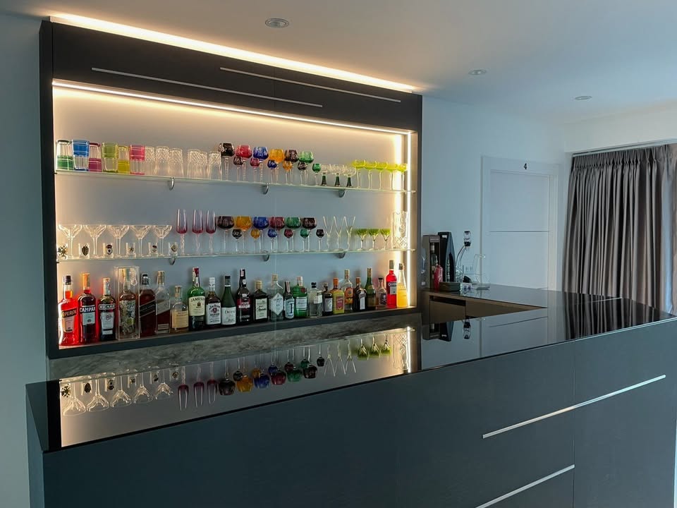 Custom home bar