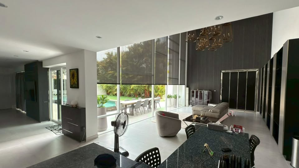 Open-plan interior